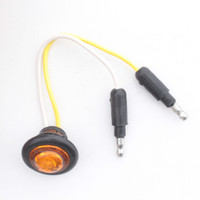 Grote 49323 Yellow Amber MicroNova DOT LED Clearance Marker Lamp P2 with Grommet