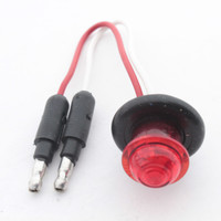 Grote 49342 Red MicroNova 3/4" LED Clearance Marker Lamp with Grommet ECE Rated