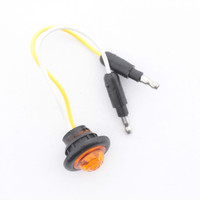 Grote 49343 Yellow MicroNova 3/4" LED Clearance Marker Lamp w/ Grommet ECE Rated