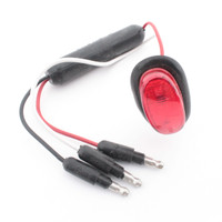 Grote 493823 Red 1.94" Dual Intensity LED Clearance Side Marker Light w/ Grommet