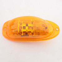 Grote 54233 Amber 2.28" SuperNova Oval Side Marker Clearance Turn Surface Light