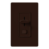 Lutron Skylark Brown 1.5A Ceiling Fan Speed and 360W Light Switch Control SFSQ-LF-BR