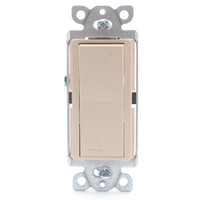 Lutron Desert Stone Satin Claro Single Pole On/Off Rocker Switch 15A SC-1PS-DS