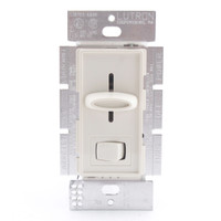 Lutron Skylark Light Almond 1.5A Ceiling Fan Speed and 360W Light Switch Control SFSQ-LF-LA