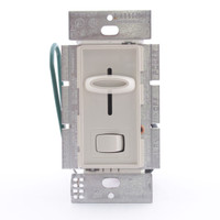 Lutron Skylark Light Almond 3-Way Slide Dimmer Switch ON/OFF Preset 1000W Incandescent 8.3A S-103P-LA