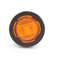 Grote 47473 Amber 2.5"x 0.75" Round LED Clearance Marker Light Kit w/ Grommet P2