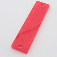 Grote 40132 Red 16" Mini Stick-On Rectangular Reflectors