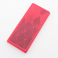Grote 40302 Red Stick On Rectangular Reflectors
