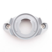 Grote 42180 Gray 3" Twist-in Surface Mount Bracket for 2" and 2-1/2" Round Lamps