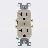 Eaton Light Almond COMMERCIAL Duplex Outlet Receptacle 5-20R 20A Bulk CR20LA