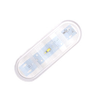 Grote 62751 White 6" Oval LED Back-up Light Lamp Oval Female Pin Dual System