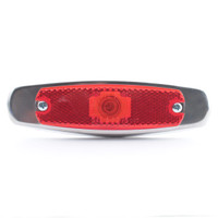 Grote 45662 Red 4" Low-Profile Clearance Marker Lamp