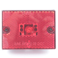 Grote 46982-5 Red 2" Rectangular Submersible Clearance Marker With Built-In