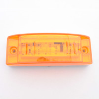 Grote 47163 Amber 5.88" Sealed PC Rated .10A Turtleback LED Side Clearance Light