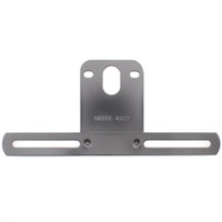 Grote 43272 Black Universal Steel License Plate Bracket Powder-Coated
