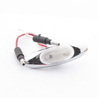 Grote 47982 Red MicroNova LED Clearance Marker Lamp Clear Lens with Chrome Bezel