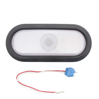 Grote 62251 Clear Torsion Mtg III Oval Male Pin Dual-System Backup Lamp Female