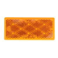 Grote 40303 Yellow Amber Stick On Rectangular Reflectors