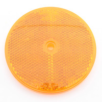 Grote 401533 Yellow Amber 2-1/2" Sealed Center-Mount Reflector