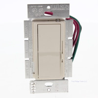 Lutron Light Almond Lighted Preset Diva Decorator Dimmer Light Switch 3-Way 600W DV-603PH-LA