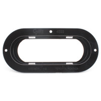 Grote 432223 Black 6" Flange For Oval Lamps Polycarbonate