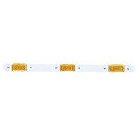 107-3A Almond Peterson Amber Identification Mini-light Bar