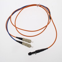 1M Leviton Fiber Optic Multi-Mode Duplex Patch Cable Cord MT-RJ DX-SC 498MC-M01