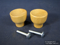 2 Brainerd 1-3/16" Cabinet Desk Dresser Drawer Tulip Solid MAPLE Knobs Handle 266