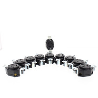 10 Leviton L12-20 Twist Locking Receptacles Turn Lock Outlet NEMA L12-20R 20A 3� 480V 2380