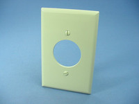 Cooper Ivory 1.60" Receptacle Mid-Size 1-Gang UNBREAKABLE Wallplate 20A 30A Locking Outlet Cover PJ720V