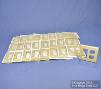 25 Leviton Decora Ivory Duplex Receptacle GFCI GFI 2-Gang Wallplate Covers 80455-I
