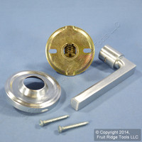 New Weslock Traditonale Model 605 Satin Chrome Dummy Hall Closet Door Pull Lever