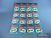 16 Leviton White 18" Coaxial Video Cables RG59 C5851-1W