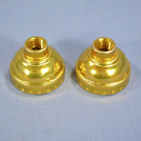 2 Leviton Deep Metal Lamp Holder Light Sockets 1/8 IPS Cap w/Bushing Bulk 7132