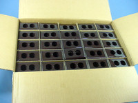 1000 General Electric 1-Gang Brown Unbreakable Nylon Duplex Receptacle Outlet Wallplate Cover w/o Mounting Screws WD9350513