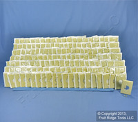 40 Leviton Ivory 1-Gang 1.406" Receptacle Wall Plates Single Outlet Cover 86004