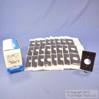 25 Leviton Brown 1.406" UNBREAKABLE Receptacle Wallplates Outlet Covers 80704