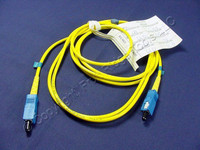 2M Leviton Fiber Optic Single-Mode Simplex Patch Cable Cord SM SC UPC UPSSC-S02