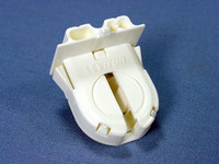 Leviton Fluorescent Lamp Holder Light Socket T-8 T8 Medium Bi-Pin G13 Base Shunted 23652-WP