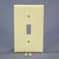 New Eagle Almond RESIDENTIAL 1-Gang Toggle Switch Cover Standard Wallplate 2134A
