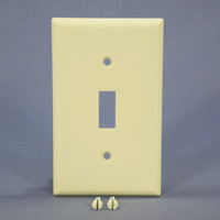 New Eagle Almond RESIDENTIAL 1-Gang Toggle Switch Cover Standard Wallplate 2134A