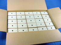 1200 GE Ivory Unbreakable Phone/Cable Covers 9/16" Opening Wallplates w/o Mounting Screws