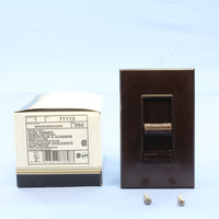 Leviton Brown Renoir 3-Way Slide Dimmer Switch 1000VA Magnetic Low Voltage 1000W Incandescent 71113