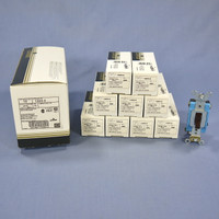 10 Leviton Brown INDUSTRIAL Grade 3-Way Quiet Toggle Wall Light Switches 15A 120/277VAC 1203-2