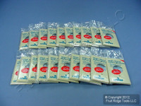 20 Leviton Ivory 1.406" UNBREAKABLE Receptacle Wallplates Outlet Covers 80704-I