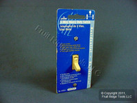 Leviton Ivory 3-Way Toggle Wall Light Switch 15A Heavy Duty S453-I