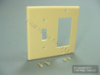 Leviton Ivory Decora GFCI Switch Cover Receptacle Wall Plate Switchplate 80405-I