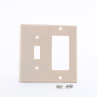 Leviton Ivory Decora GFCI Switch Cover Receptacle Wall Plate Switchplate 80405-I