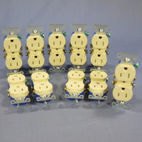 10 Cooper Ivory TAMPER RESISTANT Duplex Receptacle Outlets NEMA 5-15R 15A 125V TR270V