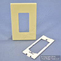 Leviton Ivory Midway Size Decora Screwless Wallplate Cover GFCI GFI SJ26-SI